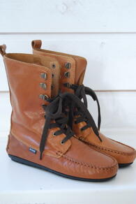 ATLANTA MOCCASIN - SNÖRKÄNGA - CAMEL