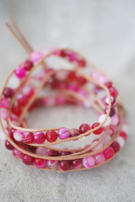GOOD HABIT - ARMBAND 4 VARV - ROSA