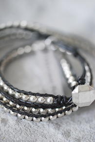 BOHEMIAN SOCIETY - SANTOS - SVART/SILVER