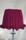 LAMPSKÄRM MED FRILL - CERISE - LITEN - bild 2