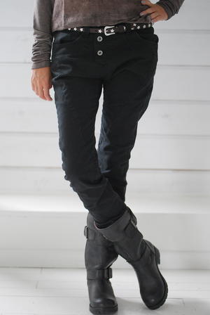 PLEASE  JEANS - NERO (SVARTA)