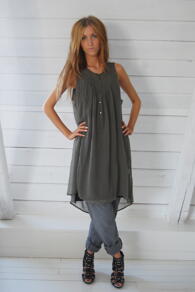 CUSTOMMADE - OLGA - KLÄNNING - ARMY