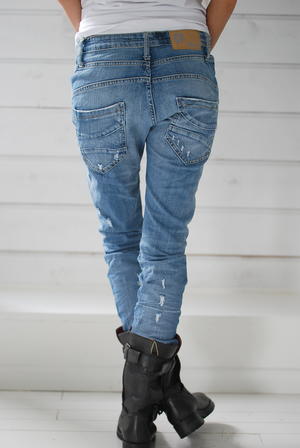 PLEASE JEANS LJUS DENIM