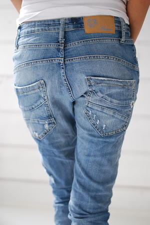 PLEASE JEANS LJUS DENIM