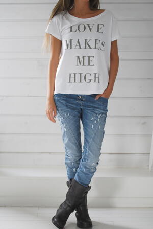 PLEASE JEANS LJUS DENIM