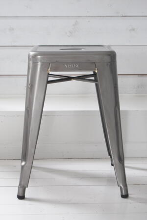 TOLIX - PALL 50 CM - BRUT VERNI BLANC