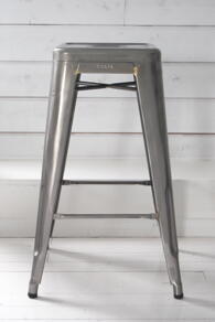 TOLIX - BARPALL 70 CM - BRUT VERNI BLANC