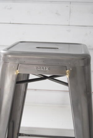 TOLIX - BARPALL 70 CM - BRUT VERNI BLANC