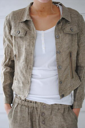 I KLÄDKAMMAREN - CUSTOMMADE - CUSTOMMADE - JASMIN - PALE KHAKI
