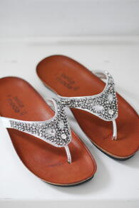 BELLA MODA - SANDAL- ARGENTINO - PERLINE