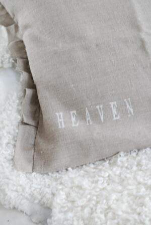 KUDDAR & KVILTAR - KUDDAR - KUDDE "HEAVEN" BEIGE