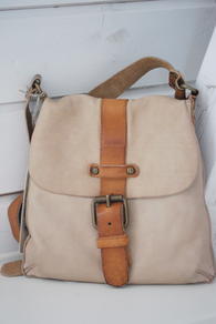 CAMPOMAGGI - TRACOLLA PIATTA - NATURALE/STONEWASH