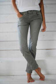 PLEASE JEANS -SLIM - KHAKI - THIN
