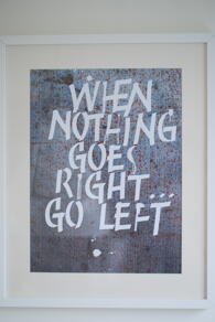 YLVA SKARP - PRINT - "RIGHT OR LEFT"