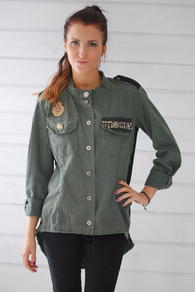 PLEASE - ARMY SHIRT - MILITARY